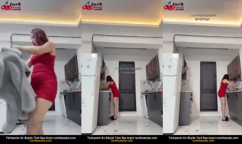 Alev Bigo Çıplak Mini Elbiseyle Temizledi Posteri