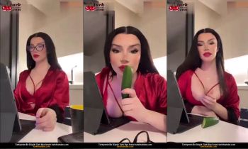 Berfe Ece Talin, ifşa sırasında salatalığa sakso çekiyor Posteri