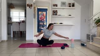 Selda Ateş - Evde 50 Dakikalık Full Body Pilates | Kol, Karın, Sırt Posteri