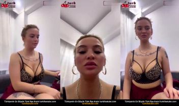 Arzu Yılmaz Etekli Göğüs Dekolteli Yayında Sakso Posteri