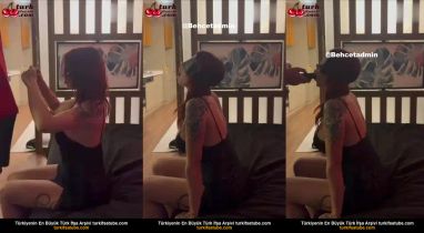 Çıplak Sakso Solvia Salatalıkla kandırılıp ağzına aldı