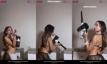 Videoda Gizli Hizmetçi Giyimli Sahne Posteri