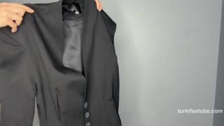 Eda Nur Kılıç - üçlü siyah kombinasyon