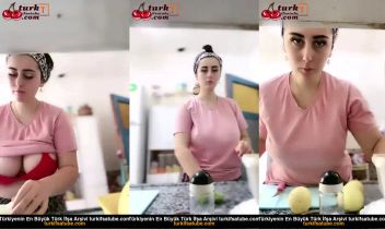 Türbanlı Ev Hanımı Akşam Yemeği Hazırlıyor