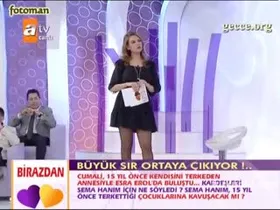 Esra Erol – elbiseli görüntüleri – Esra Erol'da Evlen Benimle - Turkunlu üzerinde izle