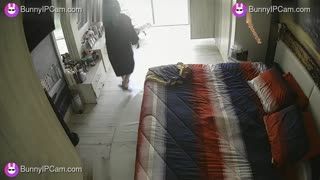 Husband Fucks Wife Hard During Cozy Bedroom Evening Of Leisure — Watch on BunnyIPCam