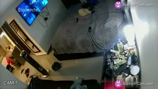 Horny Boy Licks Her Pussy So Good She Moans Loud in Bedroom — Watch on BunnyIPCam