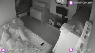 Babe Laughs Loud While Changing But Has No Clue She's Being Filmed — Watch on BunnyIPCam