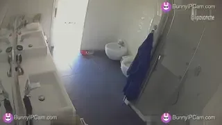 Chubby Babe Gets Naked And Showers In Hidden Bathroom Cam — animated preview