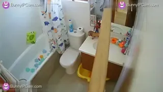 Real Hidden Cam Catches Girl Pissing In Public Toilet Completely Unaware — animated preview
