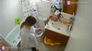 Real Hidden Cam Catches Her Full Evening Toilet Routine — animated preview