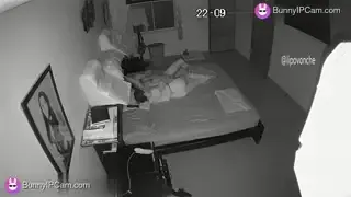 Horny Wife Teases and Fucks Him Hard in Their Bed Hidden Cam — animated preview