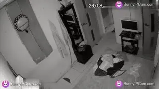 Horny Couple Fucks Hard and Ignores Everything Else in Bed — Watch on BunnyIPCam