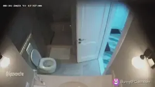 Her Pissing And Shower Routine Caught On Hidden Bathroom Cam — animated preview