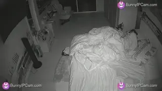 Hidden Cam Catches Her Sneaking Out Of Bed At 3am For A Fuck — animated preview