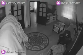 Horny Lonely Guy Jerks His Cock Hard To Lesbian Porn On His Laptop — animated preview
