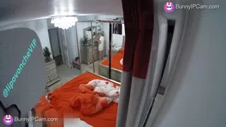 Couple Gets Dressed For Big Meeting But She Starts Fucking Him — Watch on BunnyIPCam