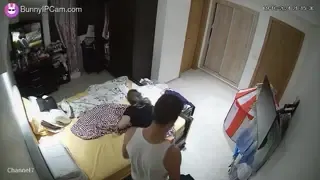 Horny Dude Grabs Her Massive Fat Ass And Tits In The Bedroom — animated preview