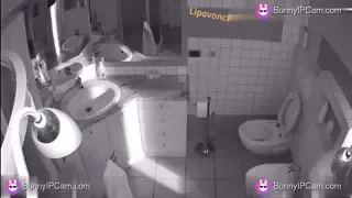 Horny Milf Pees In The Toilet Then Washes Her Hands Solo — animated preview