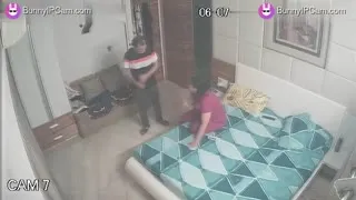 Couple Freaks Out Thinking They're Being Watched Fucking