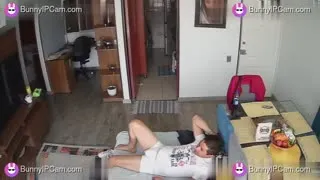 Blonde Slut Gives Messy Blowjob Then Rides Cock Like a Whore — Watch on BunnyIPCam