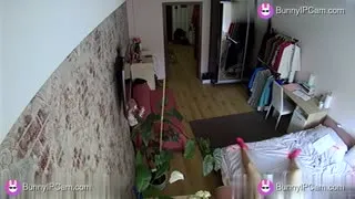 Horny Young Woman Fucks Her Pussy Hard With New Vibrating Toy — Watch on BunnyIPCam