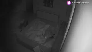 Horny Couple Fucks Hard At Night On Spy Cam — Watch on BunnyIPCam