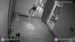Slim Wife Grinds Bare Ass On Husband's Hard Cock To Seduce Him — Watch on BunnyIPCam