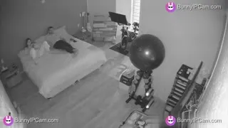 Horny Slim Cutie Grinds Her Wet Pussy On Husband's Face — Watch on BunnyIPCam