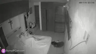 Horny Husband Fingers His Sleepy Wife's Wet Pussy Then Fucks Her Hard — Watch on BunnyIPCam