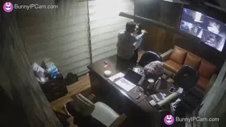 Bearded Boss Fucks His Hot Secretary In Every Position On Leather Sofa — Watch on BunnyIPCam